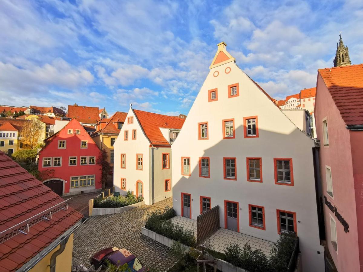 Fynbos Apartments Deluxe, Balkon, Historisch, Parkplatz Meißen Kültér fotó