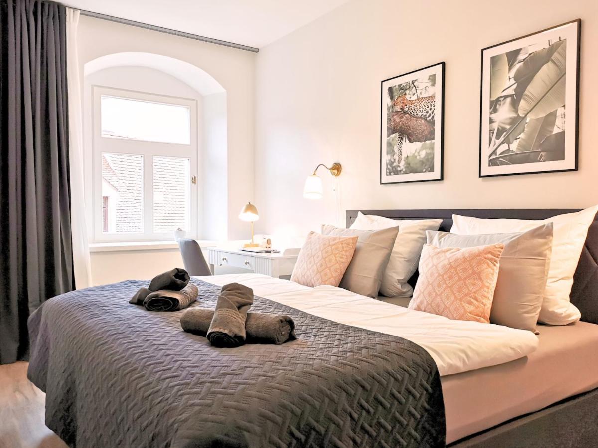 Fynbos Apartments Deluxe, Balkon, Historisch, Parkplatz Meißen Kültér fotó