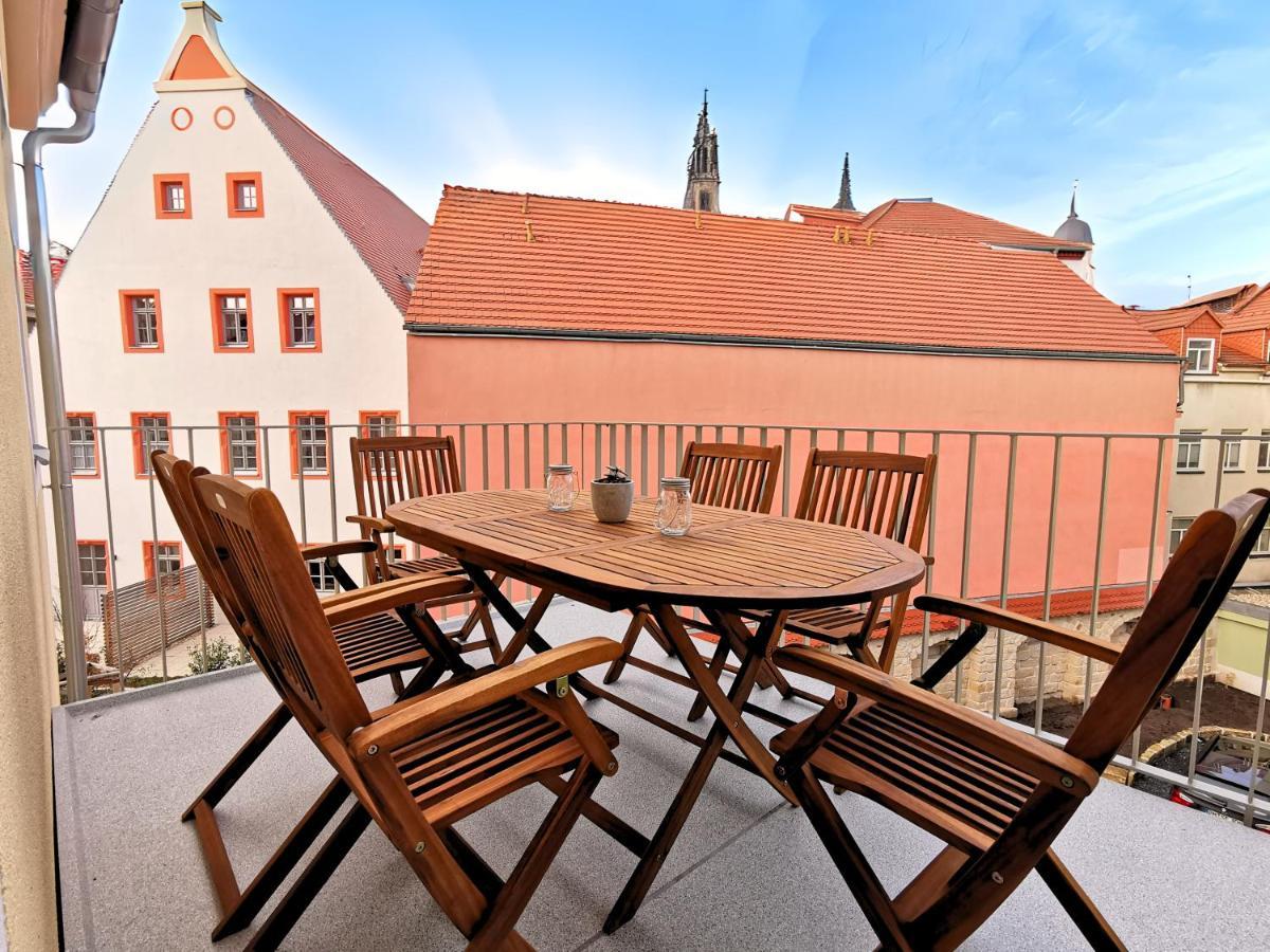 Fynbos Apartments Deluxe, Balkon, Historisch, Parkplatz Meißen Kültér fotó